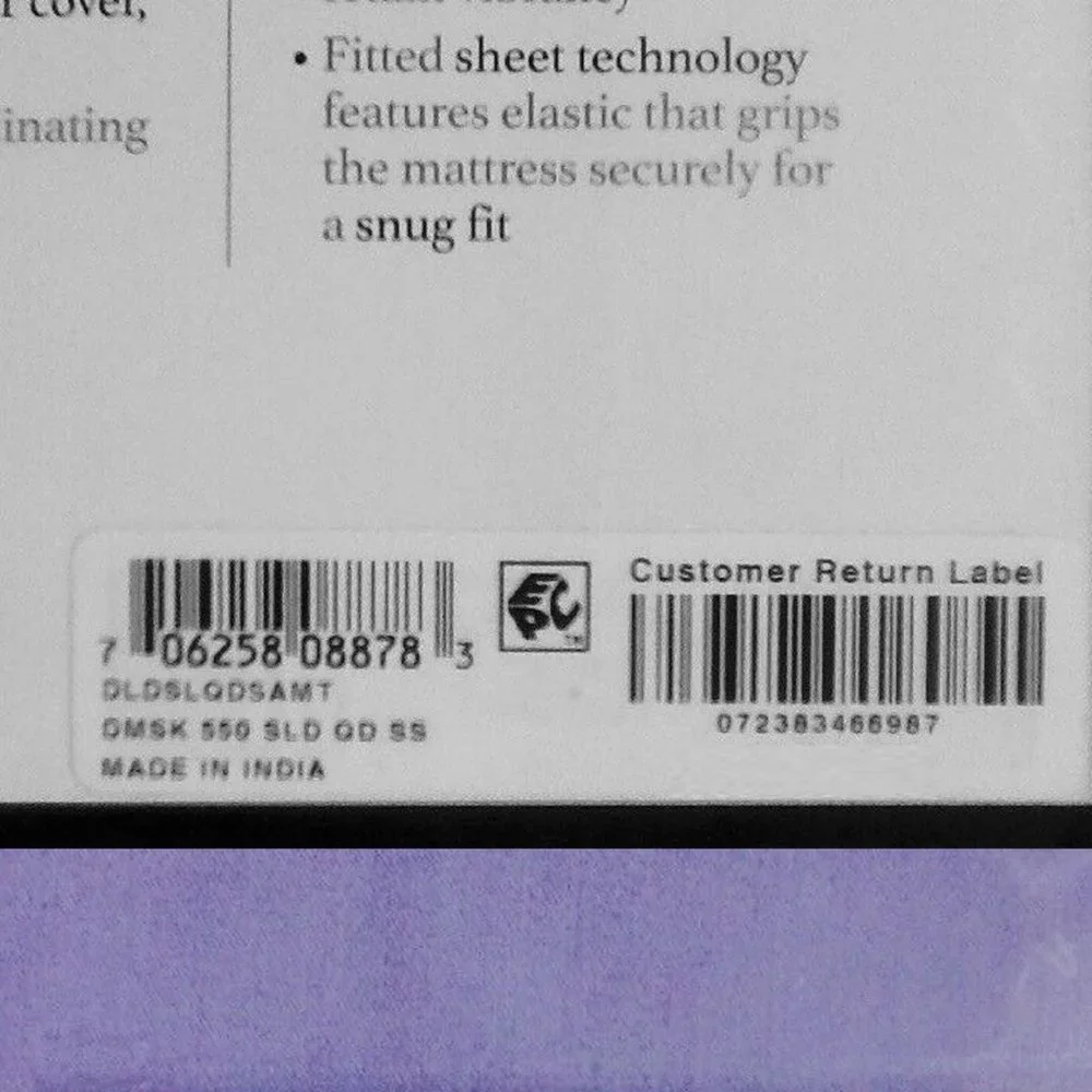 new AMETHYST Charter Club 550TC Cotton QUEEN EXTRA DEEP Sheet Set fits 22
